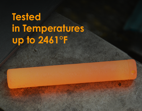 Tested in temperatures up to 2461°F